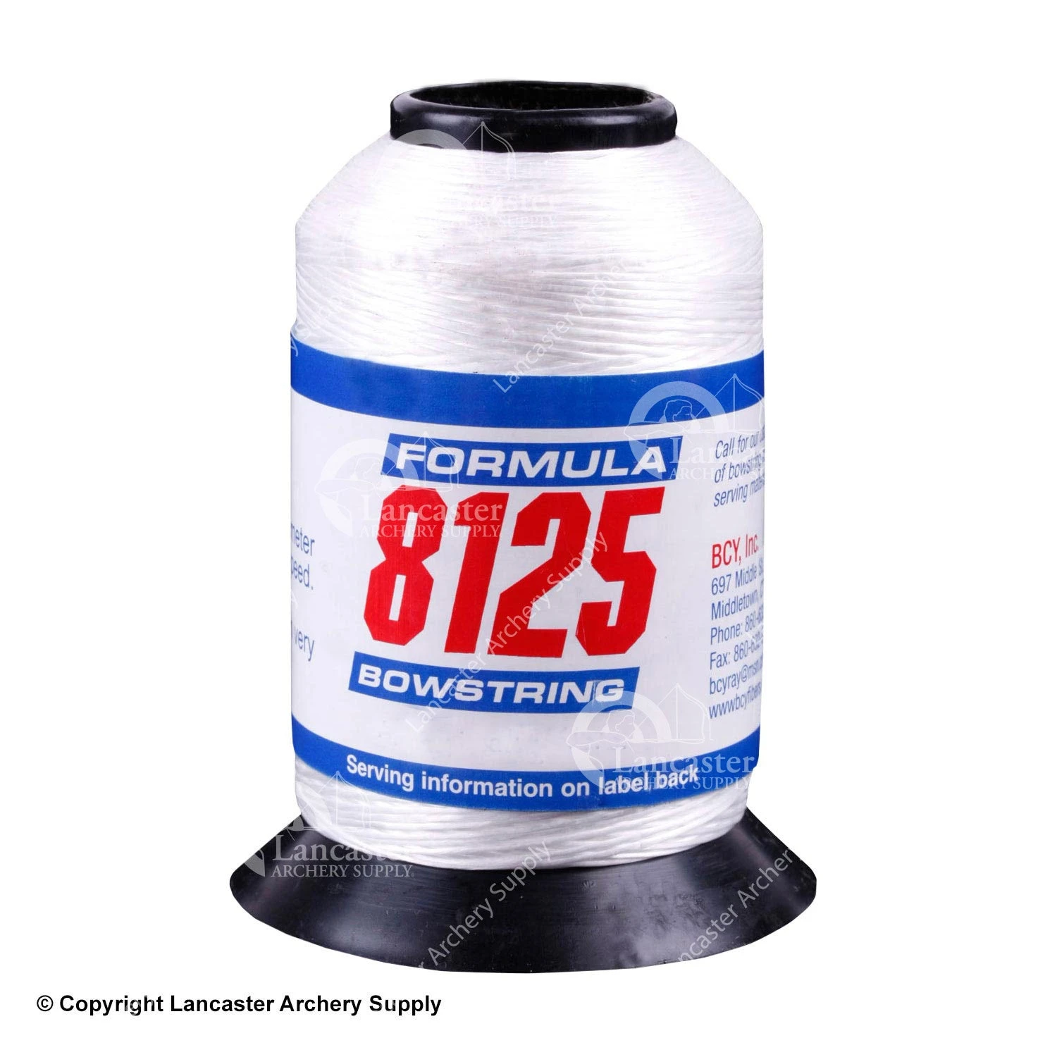 BCY 8125 String Material 1/4# (Black Or White)