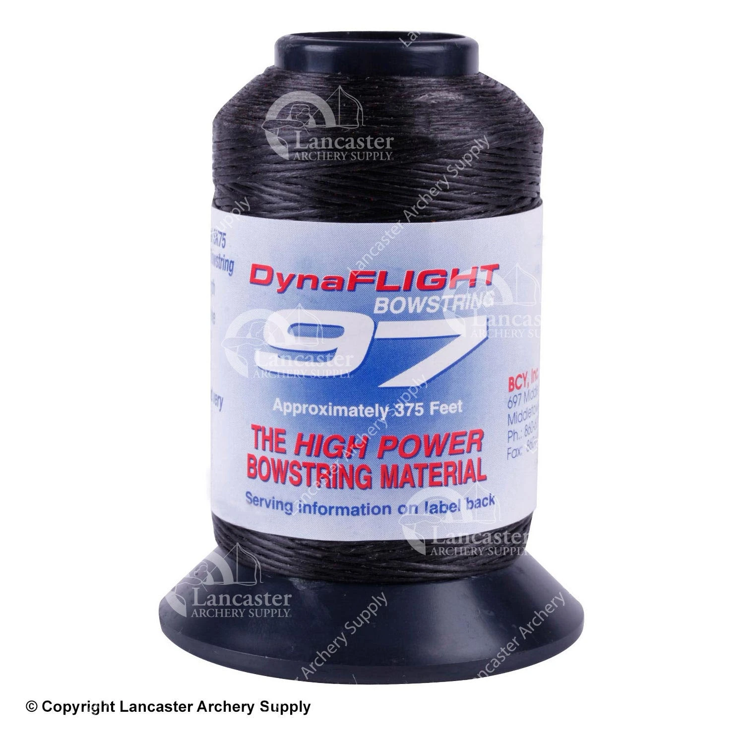 BCY DynaFLIGHT 97 String Material 1/8# (Black Or White)