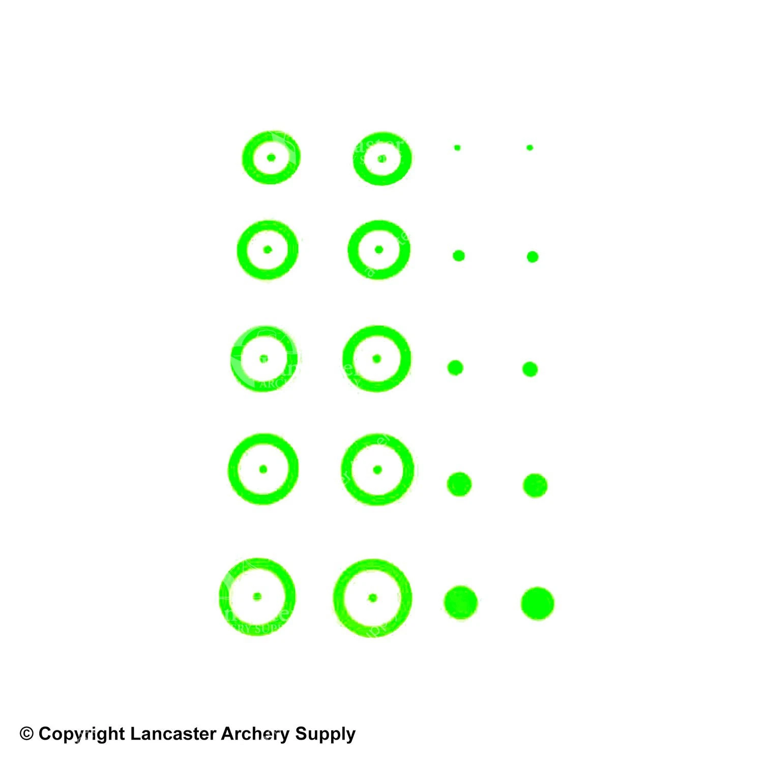 Gunstar Chubby Target Rub-On Aiming Reticles - Image 7