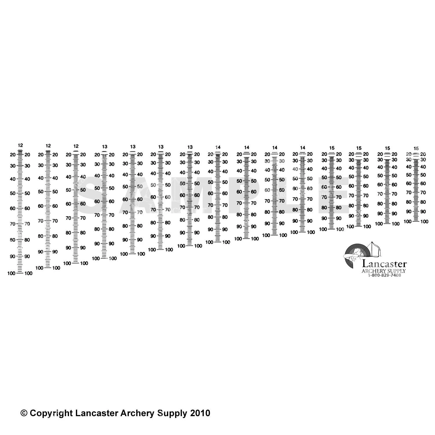 LAS Calibrated Sight Scale (Compound)