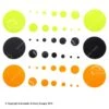 Specialty Super Circles & Dots (Black/Orange/Yellow)