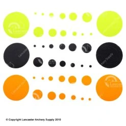 Specialty Super Circles & Dots (Black/Orange/Yellow)