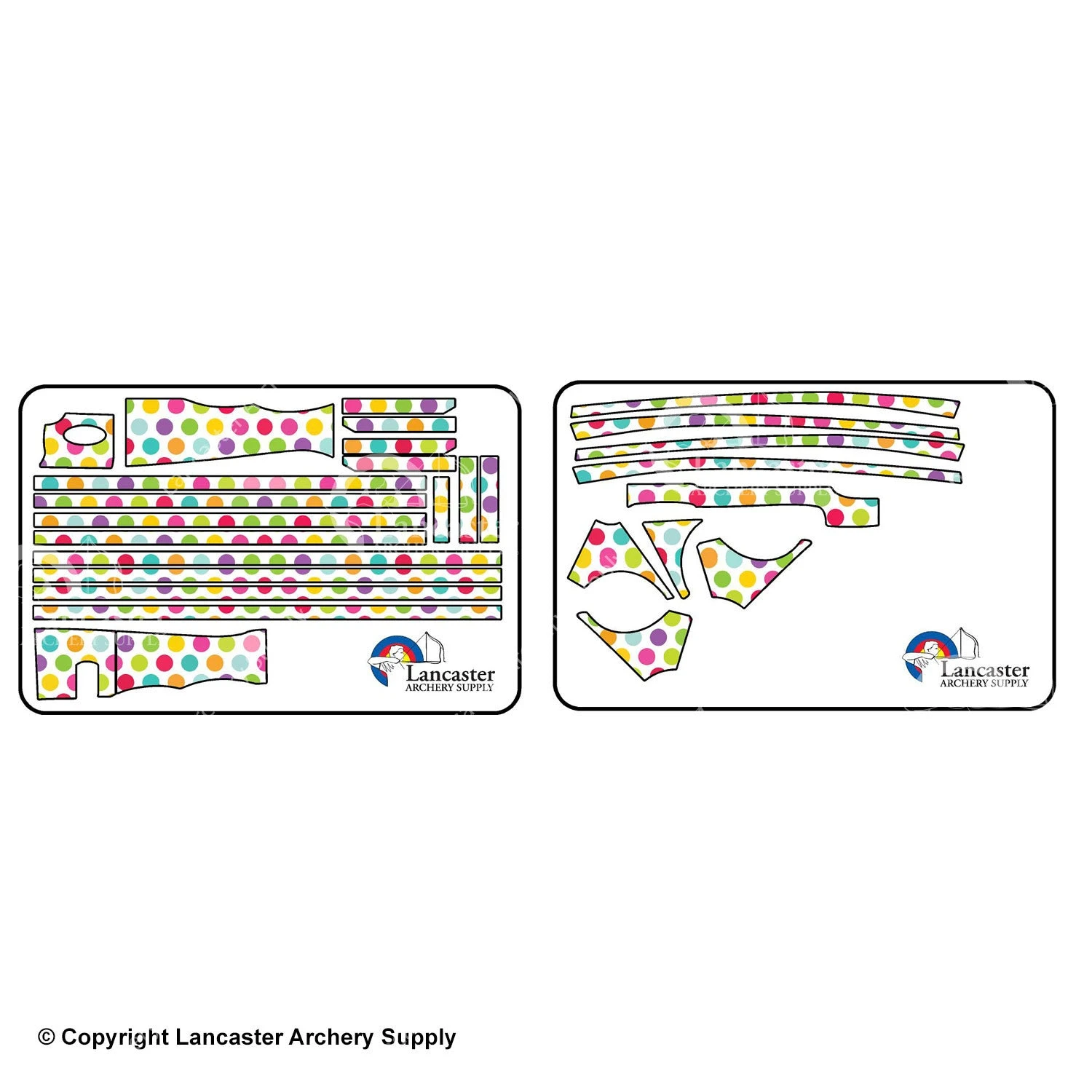 Genesis Bow Polka Dot Decal Kit