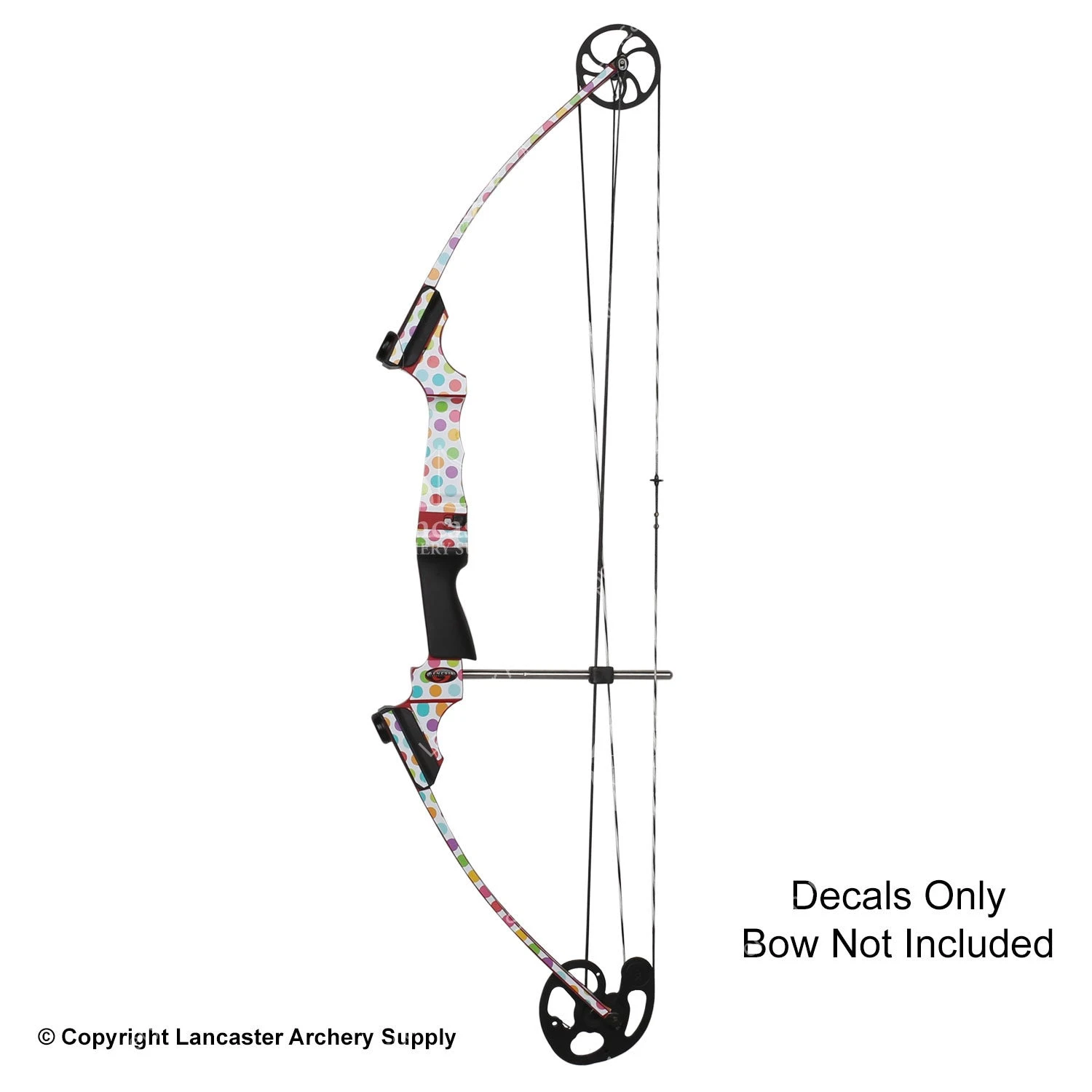 Genesis Bow Polka Dot Decal Kit - Image 2