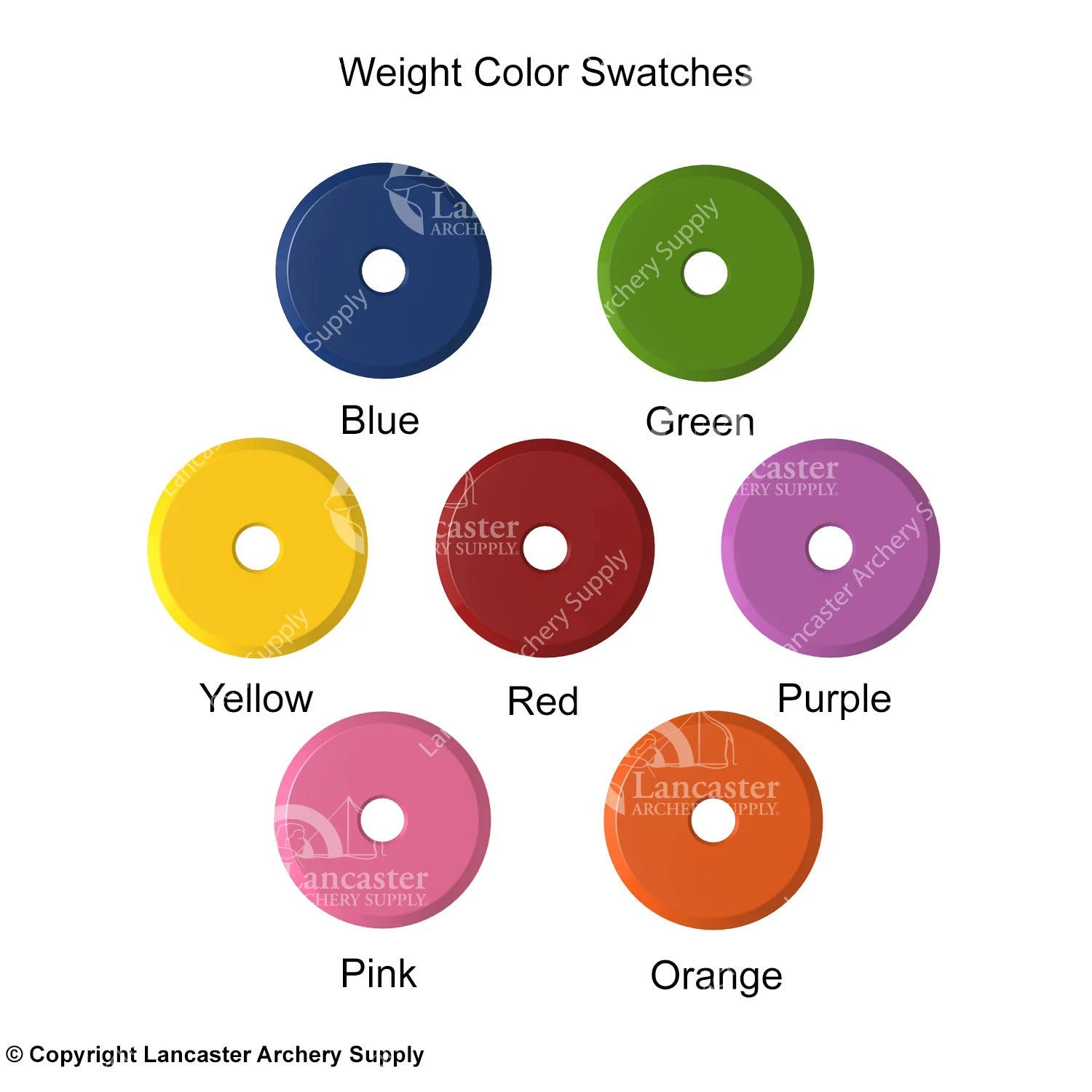 Bee Stinger 1 Oz. Standard End-Weights (Colors - 3 Pack) - Image 2