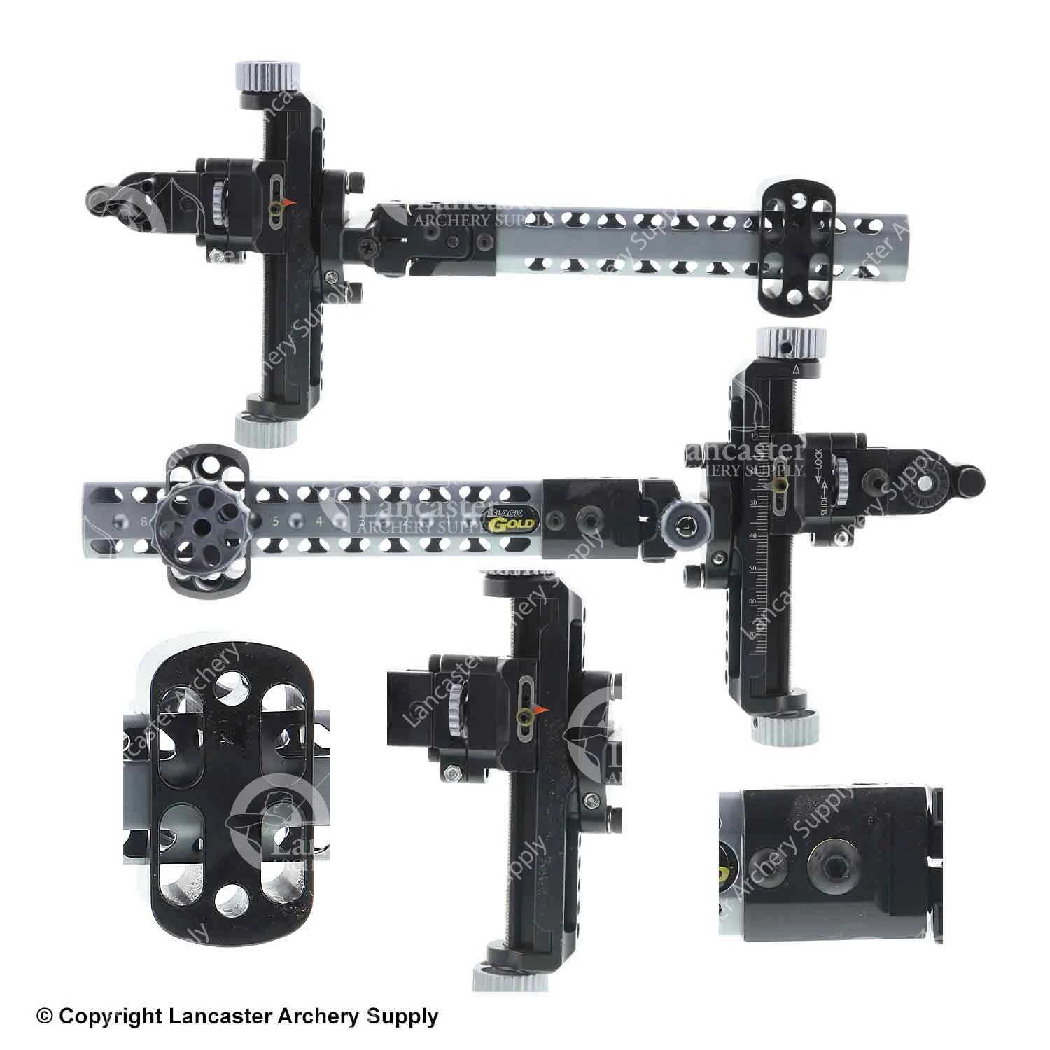 Black Gold 2A Competition Compound Target Sight With 6in Wing Truss Dovetail (Open Box) - Image 2